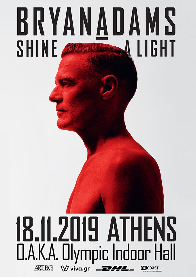 BRYAN ADAMS :Live στο Ο.Α.Κ.Α. τον Νοέμβριο!