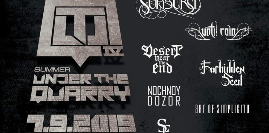Ανταπόκριση: Under The Quarry Festival vol. IV (Solid Faith, Art of Simplicity, Nochnoy Dozor, Forbidden Seed, Desert Near the End, Until Rain, Sunburst) @ Θέατρο Άλσους Βεϊκου, Γαλάτσι (7/9/2019)
