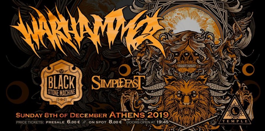 Extreme metal βραδιά με τους Warhammer στο Temple