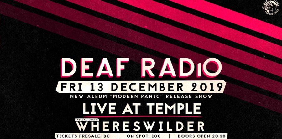 Οι Deaf Radio παρουσιάζουν το “Modern Panic” ζωντανά στην Αθήνα