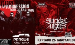 SUICIDAL ANGELS: Δείτε αποσπάσματα από το live στην Καστοριά, μαζί με Temple of Katharsis & Night Threat (Βίντεο)