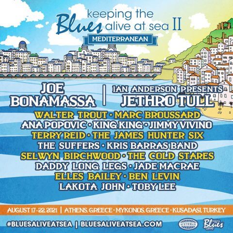Joe Bonamassa: Έρχεται για κρουαζιέρα στο Αιγαίο το 2021
