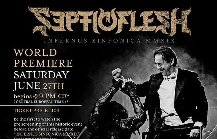 SEPTICFLESH: Online προβολή της ιστορικής εμφάνισής τους στο Μεξικό που κυκλοφορεί σε ‘Infernus Sinfonica MMXIX’ τον Ιούλιο!