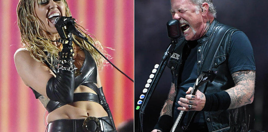 Η Miley Cyrus ετοιμάζει δίσκο με διασκευές στους METALLICA!
