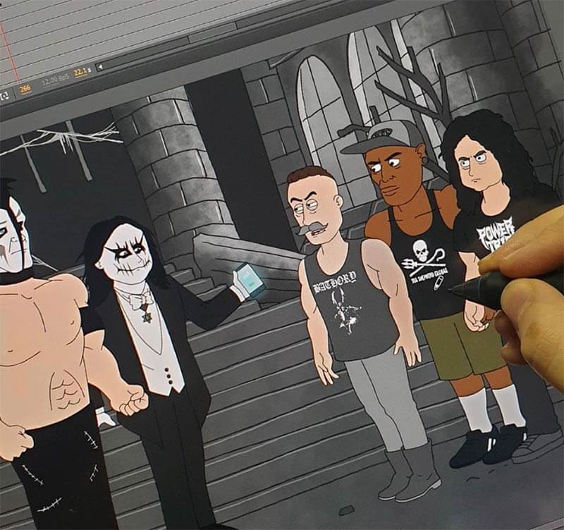 BEHEMOTH, SEPULTURA, CRADLE OF FILTH, KREATOR γίνονται καρτούν