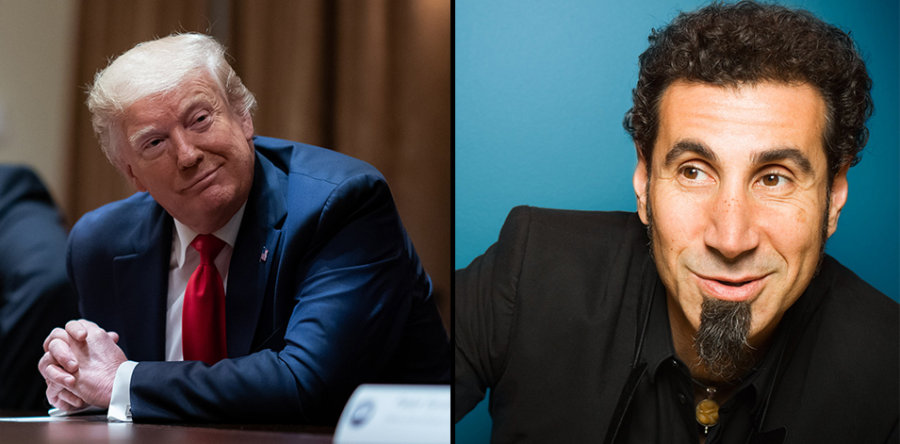 Serj Tankian για τον Donald Trump:”Δεν έχω ξαναδεί πρόεδρο να ρουφάει τόσο πολύ π___ο”