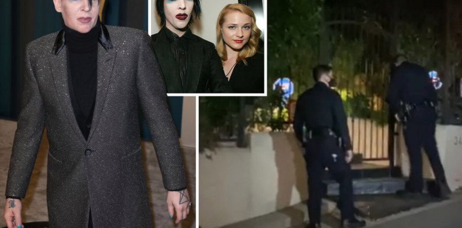 MARILYN MANSON: Πήγε η αστυνομία μαζί με ελικόπτερο στο σπίτι του & τον έψαχναν!