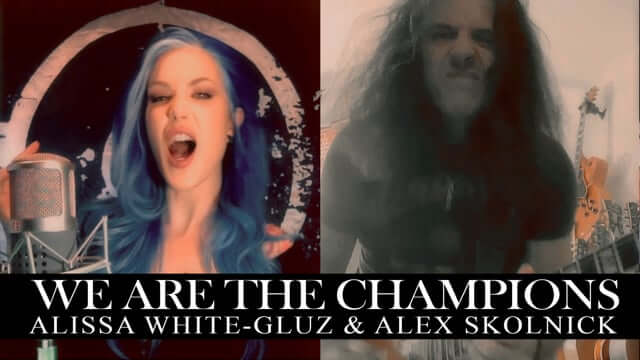Alissa White-Gluz (ARCH ENEMY) & Alex Skolnick (TESTAMENT) διασκευάζουν QUEEN (“We Are The Champions”)