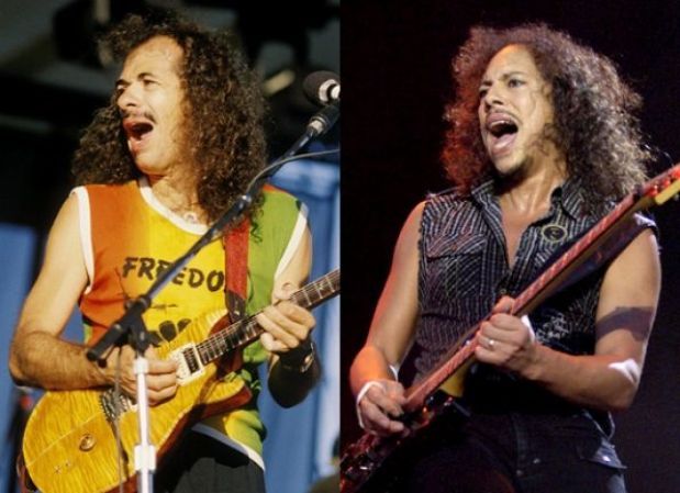 KIRK HAMMET (Metallica): Συμμετέχει στο νέο δίσκο του CARLOS SANTANA!