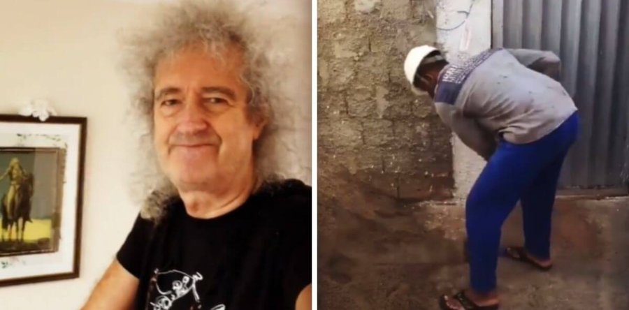 BRIAN MAY: Δημοσιεύει βίντεο με Βραζιλιάνους εργάτες να πάιζουν με φτυάρι το “We Will Rock You!”