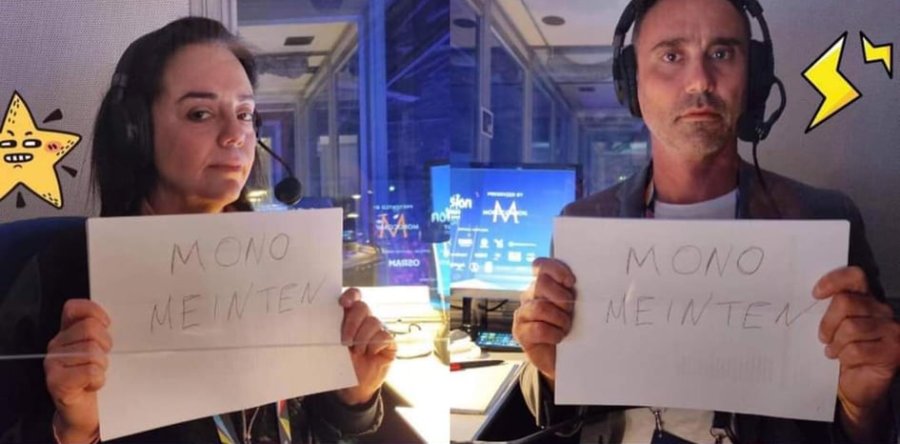 Έγινε & αυτό! Οι Έλληνες παρουσιαστές της Eurovision είπαν ζωντανα: “ΜΟΝΟ ΜAIDEN”!