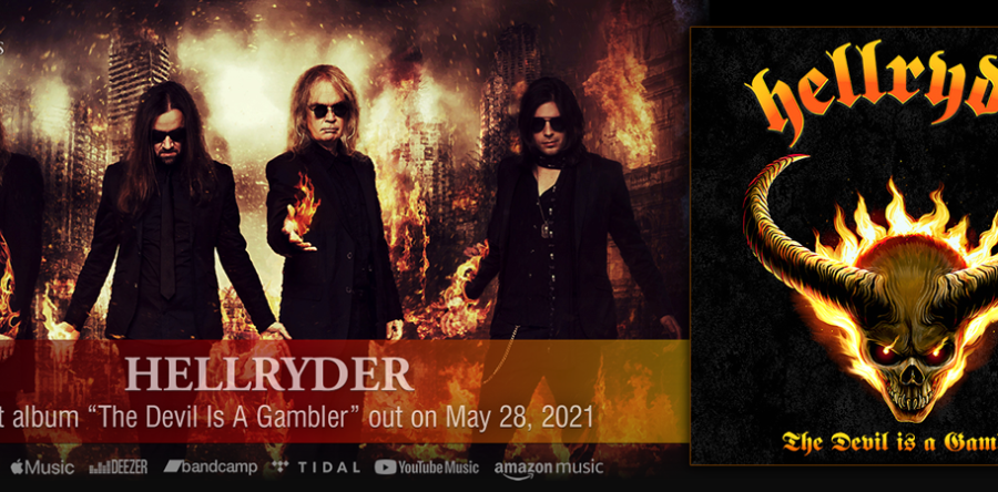 HELLRYDER: Παρουσιάζουν τη σειρά εκδόσεων του debut album τους “The Devil Is A Gambler”