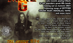 MIKE G.: Ο κιθαρίστας των Nightfall ετοιμάζει tribute δίσκο στα greek 80’s!