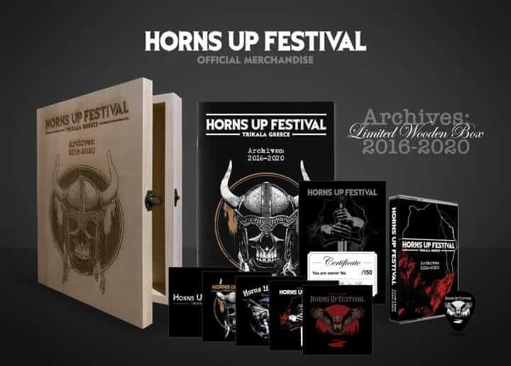 Το HORNS UP FESTIVAL κυκλοφορεί συλλεκτικό Box Set με υλικό από όλα τα event ως το 2020!