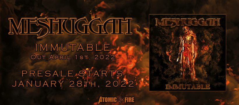MESHUGGAH: Κυκλοφορούν νέο δίσκο με τίτλο “Immutable”