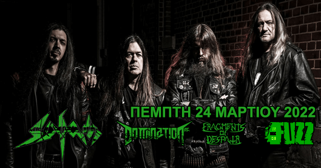 Sodom Live in Athens – Η προπώληση συνεχίζεται!
