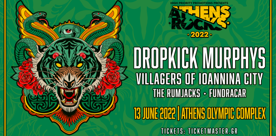 Το Athens Rocks επιστρέφει με Dropkick Murphys, Villagers of Ioannina City, The Rumjacks και Fundracar!