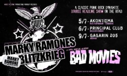 O Marky Ramone μαζί με Bad Movies σε Καβάλα, Θεσσαλονίκη, Λάρισα και Αθήνα τον Ιούλιο 2022!
