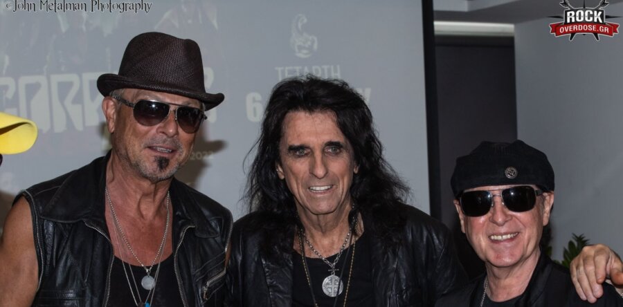 To Rock Overdose στη συνέντευξη τύπου των Scorpions/Alice Cooper