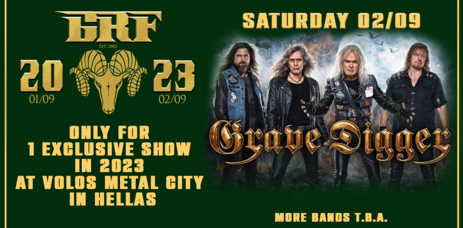 GRAVE DIGGER: Έρχονται στο Golden R. Festival στο Βόλο!