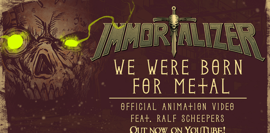 IMMORTALIZER: Nέο άλμπουμ “Born For Metal” + official animation video feat. Ralf Scheepers.
