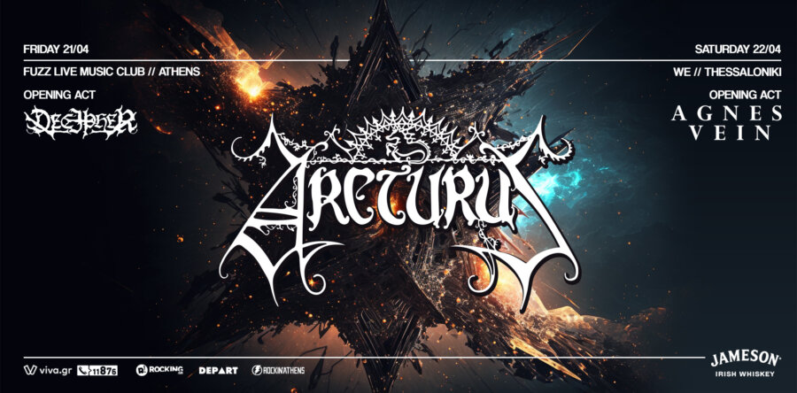 Οι Arcturus φέρνουν το απρόβλεπτο progressive black metal τους στην Ελλάδα.
