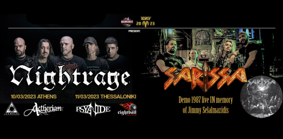 Nightrage + Sarissa ζωντανά σ’ ένα ραντεβού με την Ιστορία!