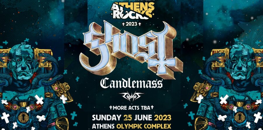 GHOST & CANDLEMASS τον Ιούνιο στο Athens Rocks Festival!