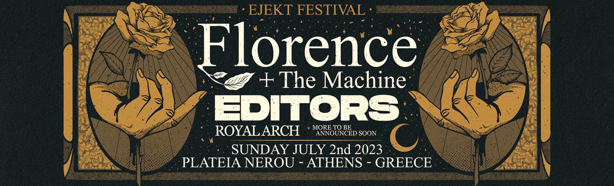 Οι Editors μαζί με τους Royal Arch στο Ejekt Festival 2023!