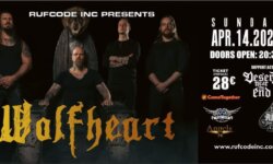 Οι WOLFHEART μαζί με Desert Near The End, τον ΑΠΡΙΛΙΟ στην Αθήνα!