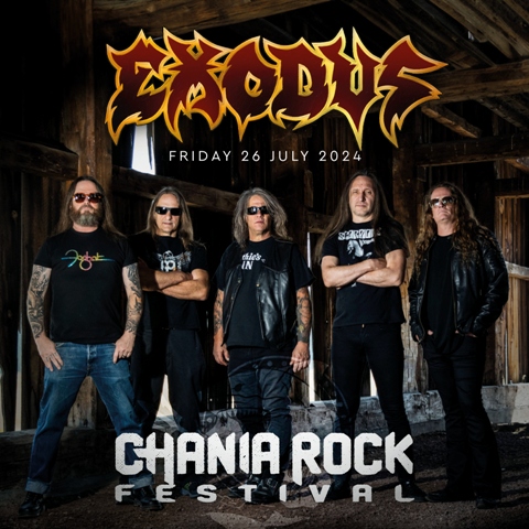 Οι EXODUS στο CHANIA ROCK FESTIVAL!