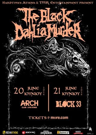 Οι THE BLACK DAHLIA MURDER στην Ελλάδα τον Ιούνιο!
