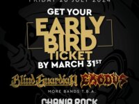 Chania Rock Festival: Μέχρι 31 Μαρτίου τα early bird εισιτήρια για Blind Guardian – Exodus κλπ