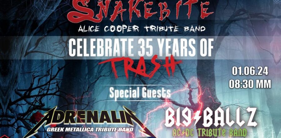Snakebite, AdrenaliN-MetallicA Τribute Βand, Big Ballz @ Αρχιτεκτονική Club Live Stage, το Σάββατο 1 Ιουνίου 2024,Αθήνα