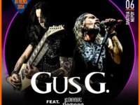 Gus G & Ronnie Romero μαζί με το Βασίλη Παπακωνσταντίνου στο Release Athens Festival