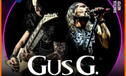 Gus G & Ronnie Romero μαζί με το Βασίλη Παπακωνσταντίνου στο Release Athens Festival