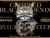 20 years CRIPPLED BLACK PHOENIX w/ Their Methlab & Ναφθαlyn το Νοέμβρη στην Αθήνα
