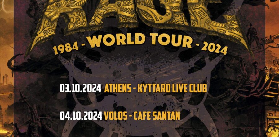 Angelo Perlepes’ Mystery & Achelous special guests στη συναυλία των RAGE στην Αθήνα