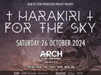 HARAKIRI FOR THE SKY το Σάββατο 26 Οκτωβρίου στο Arch Live Stage, Αθήνα