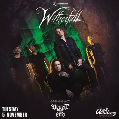 Οι DESERT NEAR THE END opening act στη συναυλία των WITHERFALL στην Αθήνα