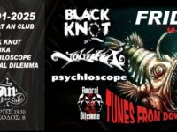 TUNES FROM DOWN DEEP: Amoral Dilemma, Psychloscope, Volynka, Black Knot ‍@ An club, την Παρασκευή 10 Ιανουαρίου 2025