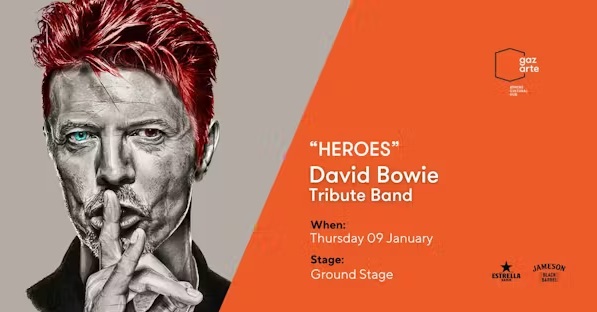 “HEROES” David Bowie Tribute Band @ Gazarte Ground Stage την Πέμπτη 09 Ιανουαρίου
