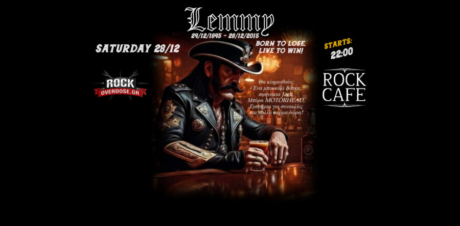 Lemmy Tribute Night @ Rock Cafe – Γρεβενά
