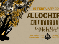 ALLOCHIRIA Live w/ Chronoboros, Bacchus Priest το Σάββατο 15 Φεβρουαρίου στο An Club