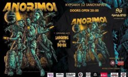 ANORIMOI w/ Laughing After Botox @ Skyland live music venue, Λάρισα την Κυριακή 12 Ιανουαρίου