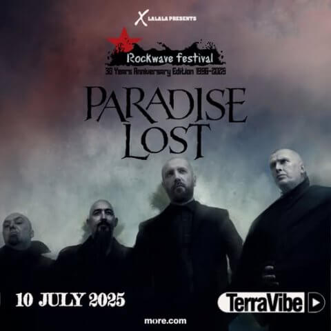 Οι Paradise Lost επιστρέφουν δυναμικά στην Αθήνα με την εμφάνισή τους στο Rockwave Festival 2025!