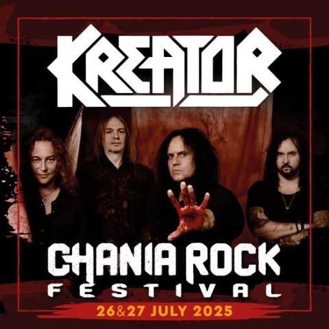 Οι KREATOR headliners στο CHANIA ROCK FESTIVAL 2025!