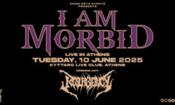Οι θρύλοι του death metal I AM MORBID στην Αθήνα τον Ιούνιο!