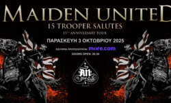 MAIDEN UNITED (Featuring Dennis Stratton) ”15 Trooper Salutes” την Παρασκευή 3 Οκτωβρίου στο An Club, Αθήνα