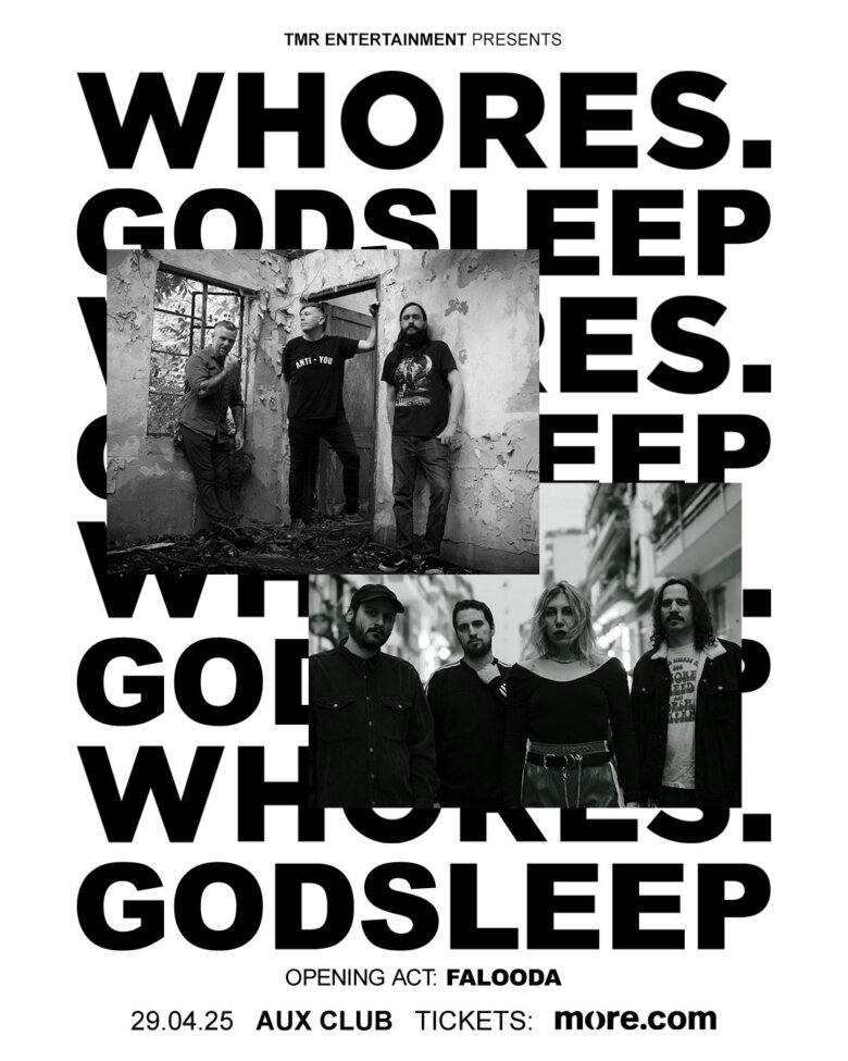 Η noise rock καταιγίδα από την Ατλάντα, WHORES. έρχεται στην Αθήνα μαζί με τους δικούς μας Godsleep!